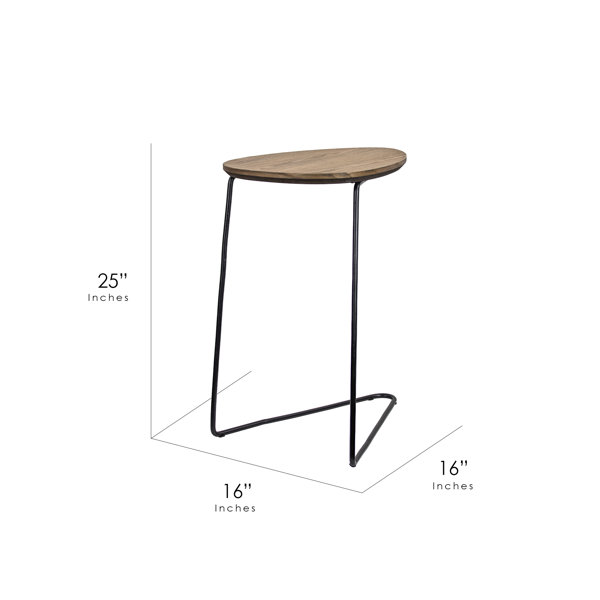 Union Rustic Riney 25'' Tall C Table End Table & Reviews Wayfair